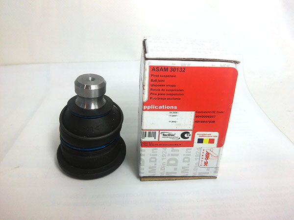 ASAM Опора шаровая Renault Logan Sandero Megane II Clio II Scenic II Lada Largus до 06.2013 с круговой проточкой 30132 OE:8200298455 EAN:6422026301321