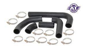 AT Патрубки радиатора (5шт) (+хомуты)_DAEWOO SENS 04-1.3  AT3000200RA5  OE:t13011303010 EAN:4627126653024