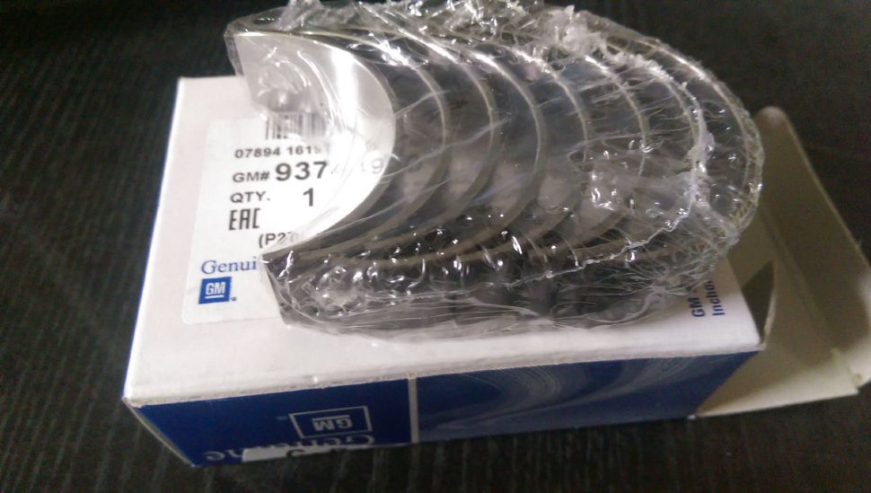 GM Вкладыши шатунные 93744930 EAN:93744930