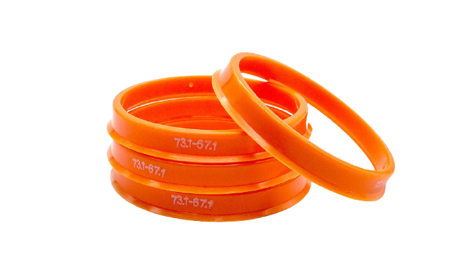 Кольца центровочные (4шт) 73,1х67,1 цвет GREEN высококачественный пластик 731671 EAN: 731671