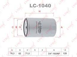 LYNXAUTO Фильтр масляный LC1040 OE:070115561 EAN:4905601403198