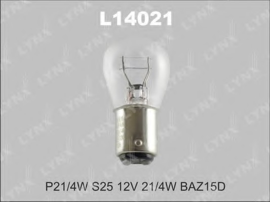 LYNXAUTO Лампа накаливания 12v L14021