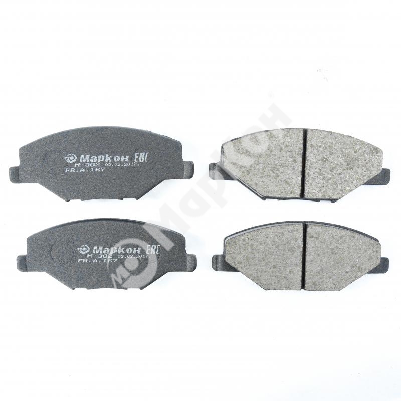 МАРКОН Колодки тормозные дисковые VWJetta VII 16700173 кросс-номер 583022YA50  EAN:16700173