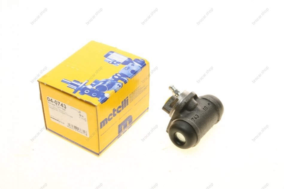 METELLI Цилиндр тормозной рабочий Dacia Logan, Renault Clio II 1998- 040743 OE:7701070668 EAN:8032747036716