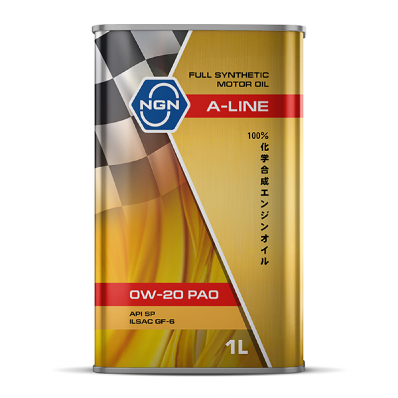 NGN A-LINE 0W-20 PAO SP GF6 1л – высококачественное полностью синтетическое моторное масло для легковых автомобилей