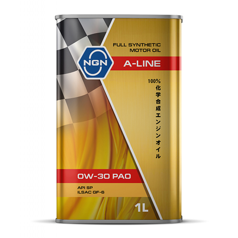 NGN A-LINE 0W30 PAO SP GF6 1л – высококачественное полностью синтетическое моторное масло для легковых автомобилей