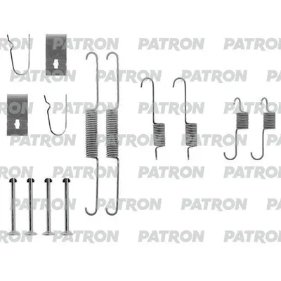 PATRON Комплект монтажный тормозных колодок барабанных  KIA: SEPHIA 95-, SEPHIA СЕДАН 93-, SHUMA 97-01, SHUMA СЕДАН 96-01 PSRK0047 OE:DA0078200 EAN:4814255118931