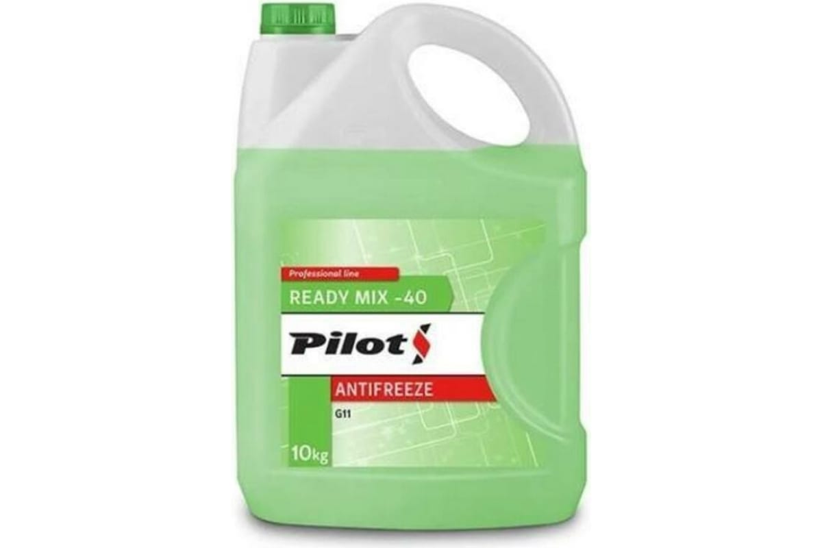 Pilots Охлаждающая жидкость готовая 10 л G11 зеленая Green Line G11 Ready Mix -40 3203 EAN:4606882009115