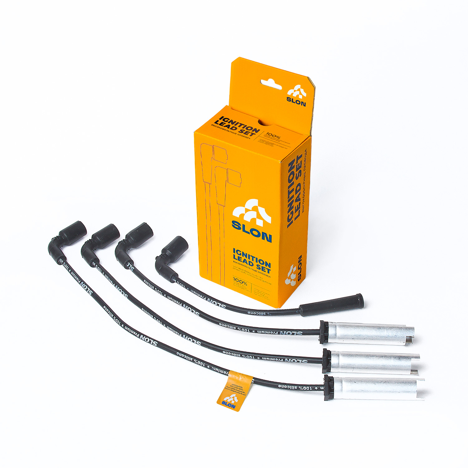 SLON Провода высоковольтные, комплект RENAULT Logan (1,4 1,6-8 клапанов) / LADA Largus SLN.001.8200506297 RENAULT Logan (1,4 1,6-8клапанов) / LADA Largus SLN001 EAN:4607133712945