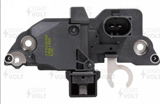 STARTVOLT Реле напряжения генератора VAG/Honda/Fiat/Iveco (тип BOSCH) VRR1650 Аналог:77364088,42559751 EAN:4680295021650