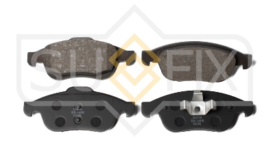 SUFIX Колодки тормозные дисковые передние Duster Arkana Kaptur Terrano SX1408 EAN:4673743925266