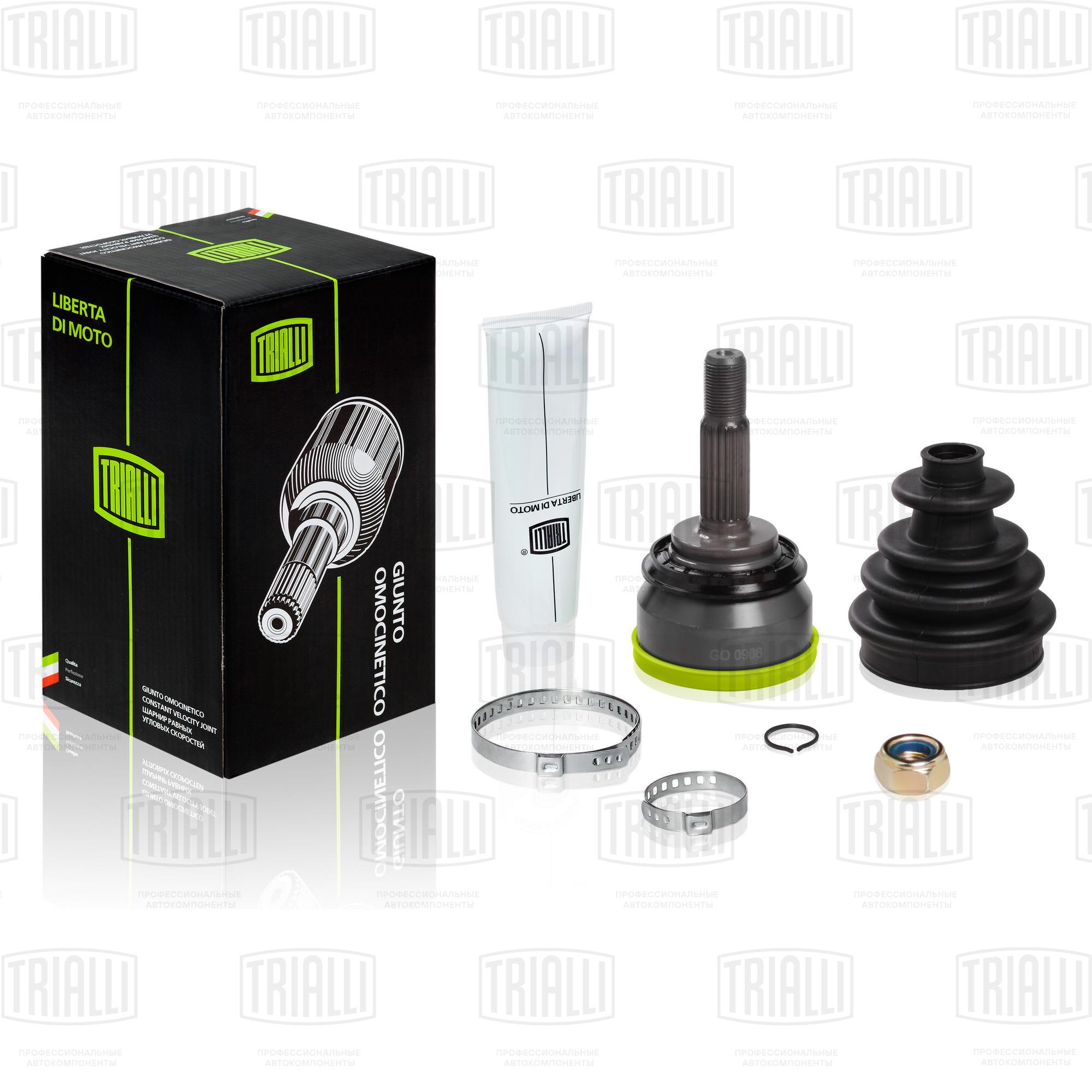 Trialli ШРУС наружный (компл.) RENAULT Logan 04- 21x22 шлица TRIALLI GO0908 OE: 391016391R EAN: 4680295084402